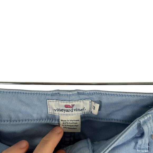 Vineyard Vines High Rise Skinny Jeans Blue Preppy Pants Nautical Womens Plus 33 - Picture 3 of 7
